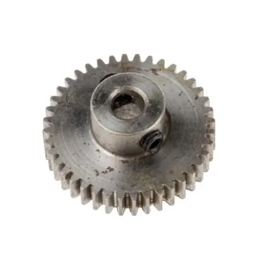 RS PRO Steel 40 Teeth Spur Gear, 0.5 Module, 4mm Bore Diam, 20mm Pitch Diam, 9mm Hub Diam - 8787831 product image