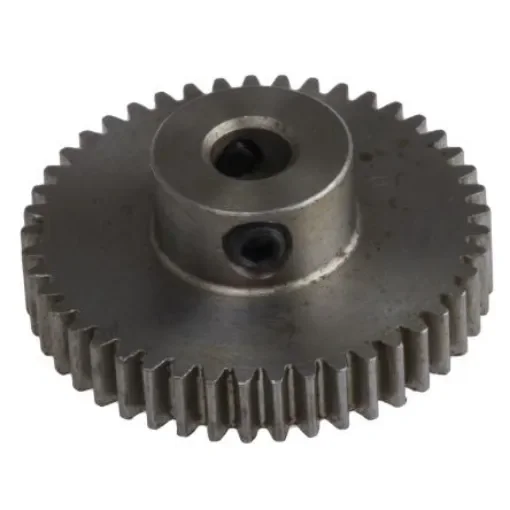RS PRO Steel 45 Teeth Spur Gear, 0.5 Module, 4mm Bore Diam, 22.5mm Pitch Diam, 10mm Hub Diam - 8787840 product image