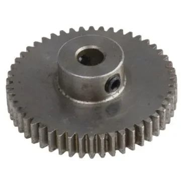RS PRO Steel 50 Teeth Spur Gear, 0.5 Module, 4mm Bore Diam, 25mm Pitch Diam, 10mm Hub Diam - 8787843 product image