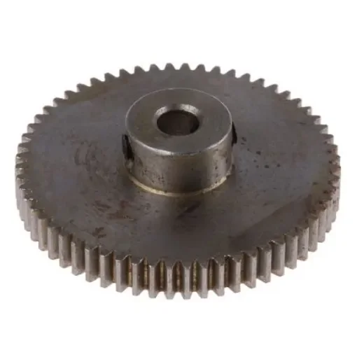 RS PRO Steel 60 Teeth Spur Gear, 0.5 Module, 4mm Bore Diam, 30mm Pitch Diam, 10mm Hub Diam - 8787847 product image
