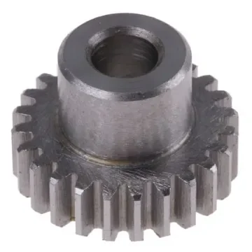 RS PRO Steel 24 Teeth Spur Gear, 0.8 Module, 6mm Bore Diam, 19.2mm Pitch Diam, 12mm Hub Diam - 8787869 product image