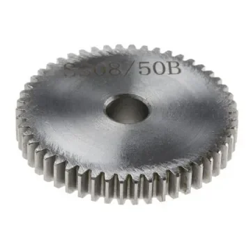RS PRO Steel 50 Teeth Spur Gear, 0.8 Module, 8mm Bore Diam, 40mm Pitch Diam, 19mm Hub Diam - 8787881 product image