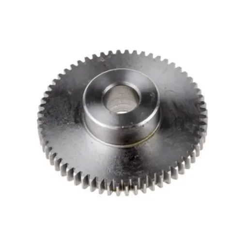 RS PRO Steel 60 Teeth Spur Gear, 0.8 Module, 10mm Bore Diam, 48mm Pitch Diam, 22mm Hub Diam - 8787890 product image
