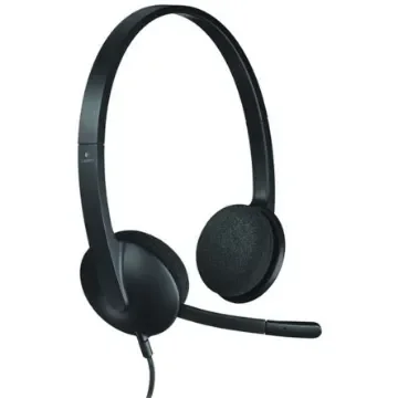 Logitech H340 Black Wired USB A On Ear Headset - 981-000475 product image