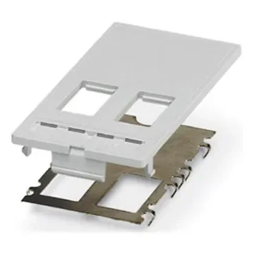 Phoenix Contact VS-SI-FP-2RJ-MOD Series 2 x RJ Modular System Front Plate - 1656631 product image