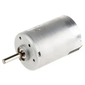 Nidec Brushed DC Motor, 9.2 W, 12 V dc, 24.5 mNm, 3600 rpm, 5mm Shaft Diameter - DMN37KA product image
