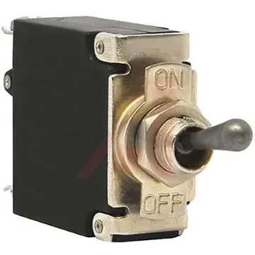 Carling Technologies Thermal Circuit Breaker - MS Single Pole 50V dc Voltage Rating Panel Mount, 5A Current Rating - MS1-B-14-450-3-1CB-A-C product image