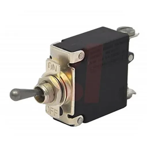 Carling Technologies Thermal Circuit Breaker - MS Single Pole 50V dc Voltage Rating Panel Mount, 20A Current Rating - MS1-B-14-620-3-1CB-A-C product image