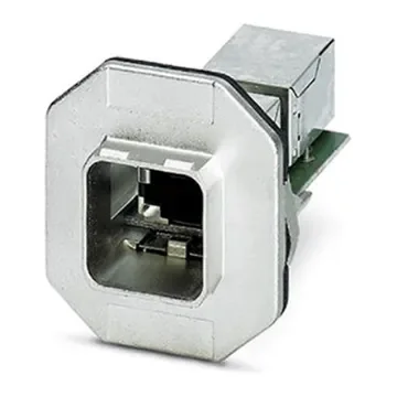 Phoenix Contact VS-PPC-F1-RJ45-MNNA-1C-FJJ Series RJ45 Panel Mounting Frame, Cat5, Unshielded - 1405332 product image