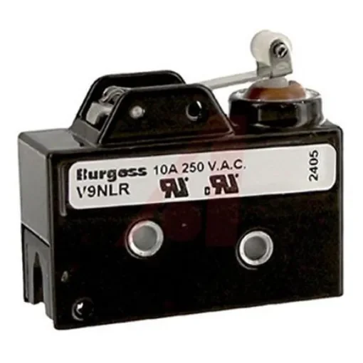 Johnson Electric Roller Lever Micro Switch, Screw Terminal, 10 A, SP-CO, IP67 - V9NLR product image