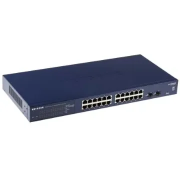 Netgear ProSafe GS724T-400EUS, Managed, Smart 26 Port Ethernet Switch, Type C - European Plug - GS724T-600EUS product image
