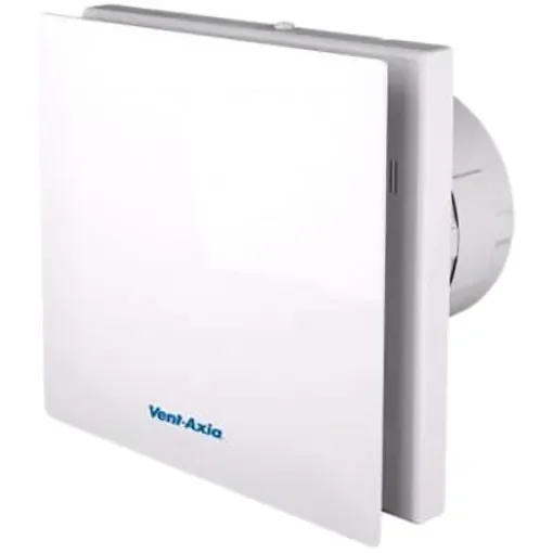 Vent-Axia VASF100 B VASF100 Rectangular Wall Mounted Extractor Fan, Ventilation, 26dB(A), Backdraught Shutters, High product image