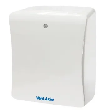 Vent-Axia Solo Plus P Solo Plus Rectangular Wall Mounted Extractor Fan, 11.5dB(A), Adjustable Humidity Sensor, product image