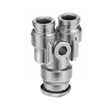 SMC, Push In 8 mm to Push In 8 mm, Tube-to-Tube Connection Style - KQG2U08-10 product image