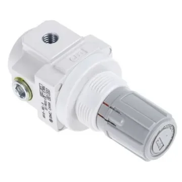 SMC M5 x 0.8 Pneumatic Regulator - 0.05MPa to 0.85MPa, M5, 1MPa max. input - AR10-M5-A product image