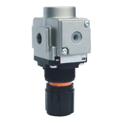 SMC G 3/8 Pneumatic Regulator - 0.05MPa to 0.85MPa, 3/8, 1MPa max. input - AR25-F03-B product image