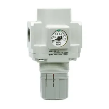 SMC G 3/8 Pneumatic Regulator - 0.05MPa to 0.85MPa, 3/8, 1MPa max. input - AR25-F03H-B product image