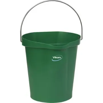 12L Plastic Green Bucket With Handle - 56862 product image