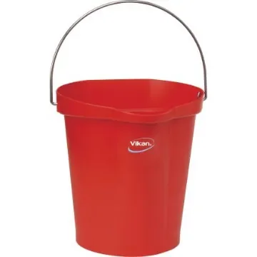 12L Plastic Red Bucket With Handle - 56864 product image