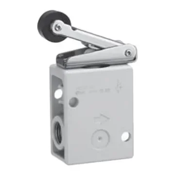 SMC Roller Lever Pneumatic Relay Pneumatic Manual Control Valve VM200 Series, R 1/4, 1/4, III B - VM230-02-01SA product image