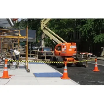 Skipper Black & Yellow Retractable Barrier, 9m, Yellow/Black Tape - Skipper01-O B/Y product image