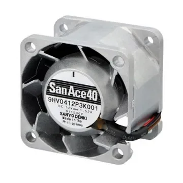 Sanyo Denki San Ace 9HV Series Axial Fan, 12 V dc, DC Operation, 49.8m³/h, 18.3W, 1.52A Max, 40 x 40 x 28mm - 9HV0412P3K001 product image