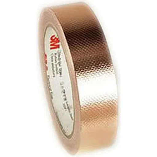 3M 1245 Conductive Metallic Tape, 9mm x 16m - T12459 product image
