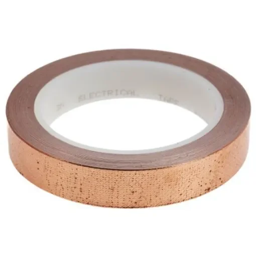 3M 1245 Conductive Metallic Tape, 19mm x 16m - T124519 product image