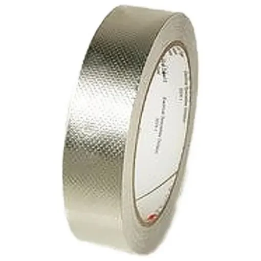 3M 1345 Conductive Tin Clad Metallic Tape, 25mm x 16m - T134525 product image