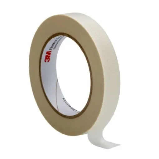 3M Scotch 69 Scotch 69 Cloth Tape, 33m x 19mm, White, Glass Finish - T6919 product image