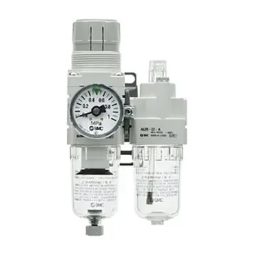 SMC G 1/2 FRL, Automatic Drain, 5µm Filtration Size - Without Pressure Gauge - AC40D-F04D-B product image
