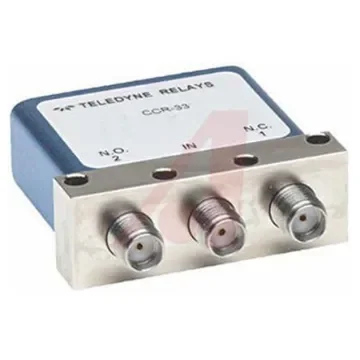 Teledyne RF Switch, SPDT, SMA Female Connector, 18GHz Max, 60dB Isolation, 20ms, 50O Output - CCR-33S3C product image