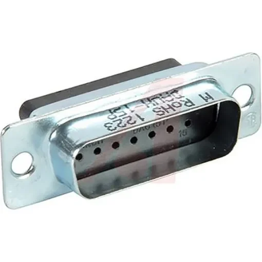 Cinch DAUH 15 Way Panel Mount D-sub Connector Plug - DAUH-15P product image