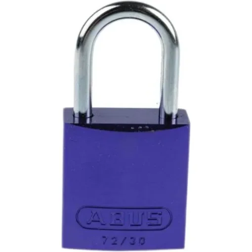 ABUS 72/30 Key Weatherproof Aluminium, Steel Safety Padlock, 4.4mm Shackle, 31.8mm Body - 1819 product image