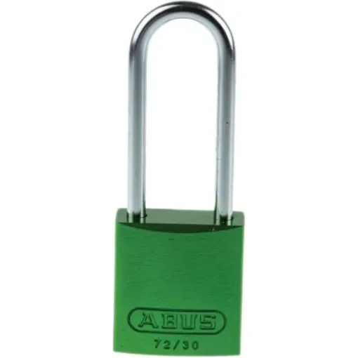 ABUS 72/30 Key Weatherproof Aluminium, Steel Safety Padlock, 4.4mm Shackle, 32.2mm Body - 1806 product image