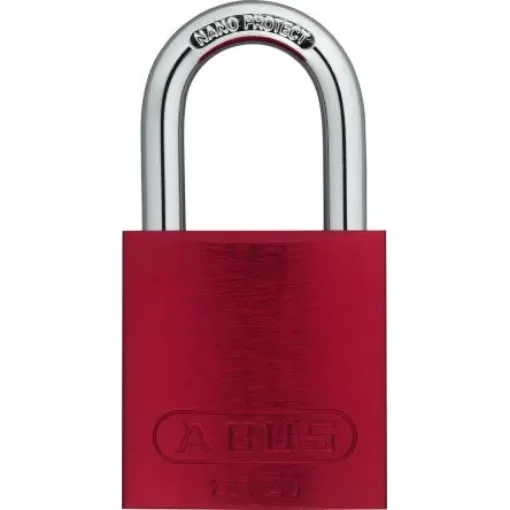 ABUS Key Weatherproof Aluminium, Steel Safety Padlock, 6.5mm Shackle, 39mm Body - 43608 product image