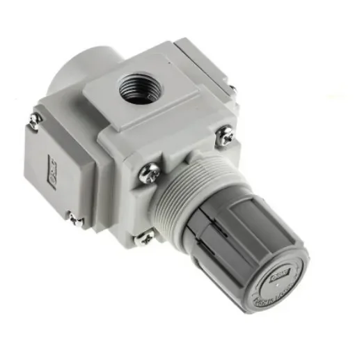 SMC G 1/4 Pneumatic Regulator - 0.05MPa to 0.85MPa, 1/4in, 1MPa max. input - AR20-F02-B product image