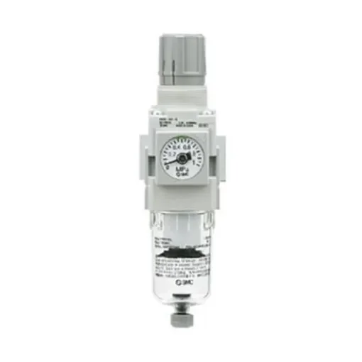 SMC AW Filter Regulator, 5µm, G 1/4, Automatic, 10 bar - AW20-F02C-B product image