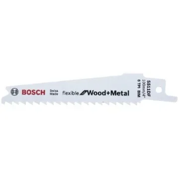 Bosch, 6 Teeth Per Inch Reciprocating Saw Blade, Pack of 5 - 2608657723 product image