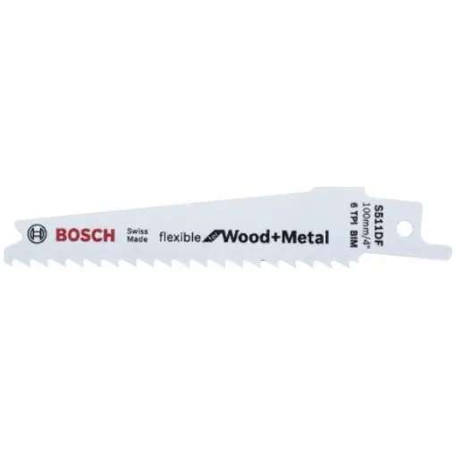 Bosch, 6 Teeth Per Inch Reciprocating Saw Blade, Pack of 5 - 2608657723 product image