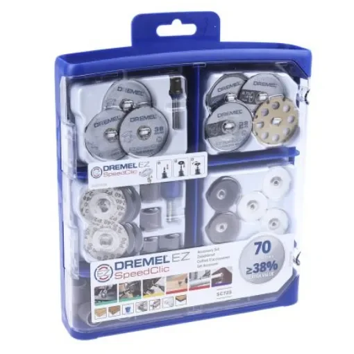 Dremel 70-Piece Accessory Kit, for use with Dremel Tools - 2615E725JA product image
