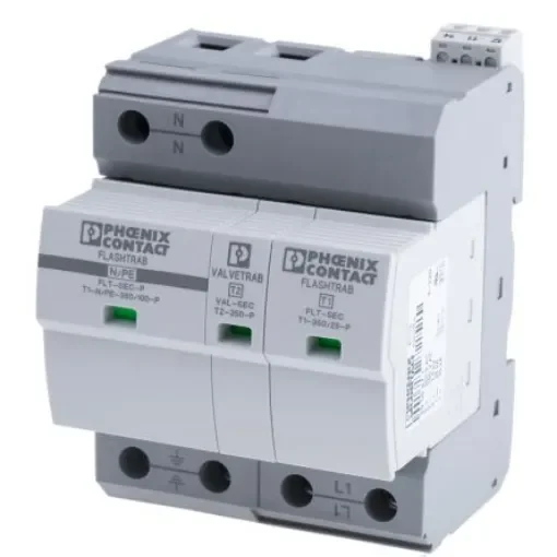 Phoenix Contact 1 Phase Surge Protector, 1.8kV, DIN Rail Mount - 2905466 product image