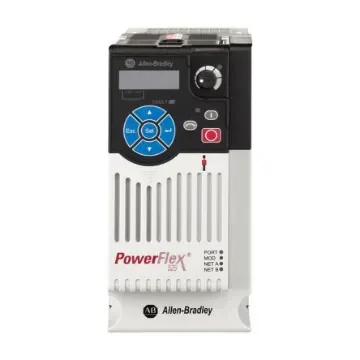 Allen Bradley Inverter Drive, 1.5 kW, 1 Phase, 230 V ac, 8 A, PowerFlex 525 Series - 25B-A8P0N114 product image