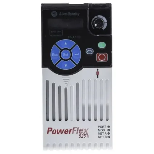 Allen Bradley Inverter Drive, 0.75 kW, 3 Phase, 480 V ac, 2.3 A, PowerFlex 525 Series - 25B-D2P3N114 product image