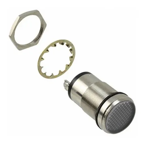 Dialight White Panel Mount Indicator, 24V dc, 25.4mm Mounting Hole Size, IP66 - 556-1004-304F product image