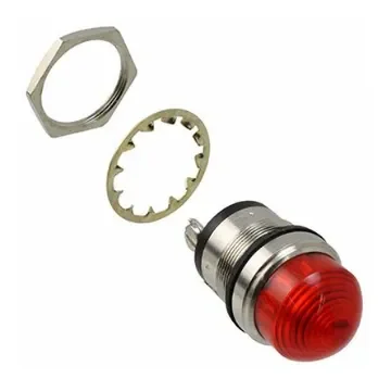 Dialight Red Panel Mount Indicator, 24V dc, 25.4mm Mounting Hole Size, IP66 - 556-3504-304F product image