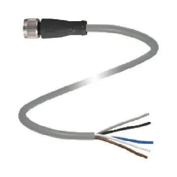 Pepperl + Fuchs Straight Female 5 way M12 to 5 way Unterminated Sensor Actuator Cable, 10m - V15-G-10M-PUR product image