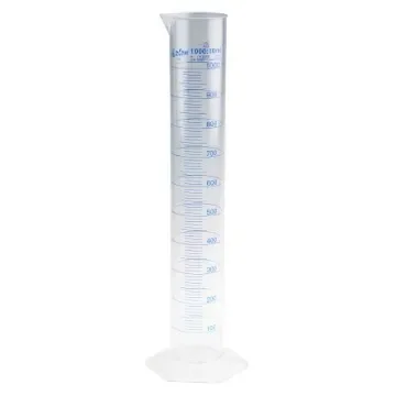 RS PRO PMP Measuring Cylinder, 1L - 8920000 product image