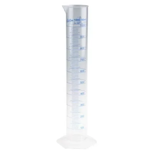 RS PRO PMP Measuring Cylinder, 1L - 8920000 product image