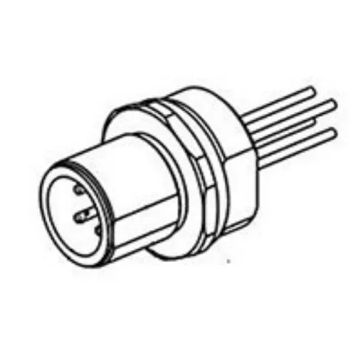 TE Connectivity Circular Connector, 8 Contacts, Rear Mount, M12 Connector, Socket, Male, IP68 - 5-2271134-2 product image